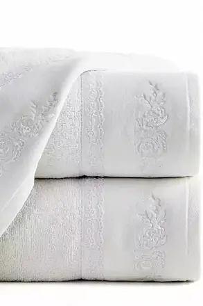 Uterák biely s krajkou /30x50cm 500gsm Uterák biely s krajkou /30x50cm 500gsm