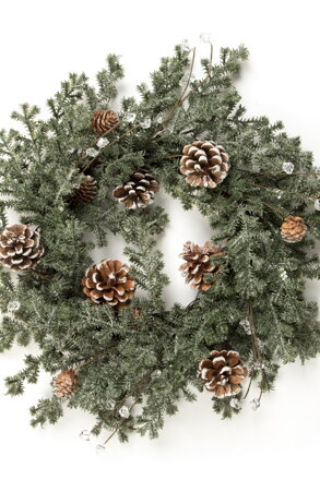 Vianočný veniec zelený/40cm. Vianočný veniec zelený/40cm.