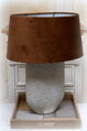 Lampa elegantná - zlato-biela 