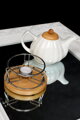 Čajník porcelánový biely s ohrevom /800ml.