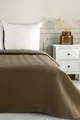 Prehoz na posteľ hnedý/220x240cm.