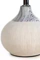 Lampa stolová krémovo-sivá/32cm.