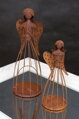 Svietnik kovový anjel/40x14x14cm.