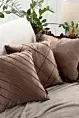Obliečka na vankúš hnedá/45x45cm.