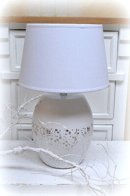 Lampa - stolová Biela 