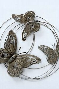 Kovaná dekorácia motýle 