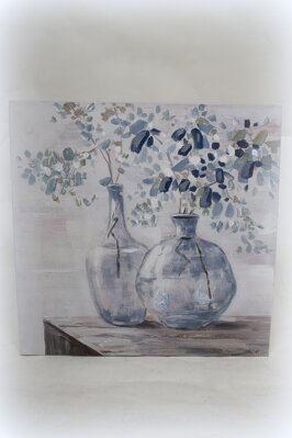 Obraz modré vázy 