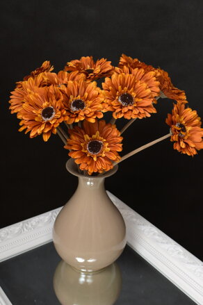 Kvet gerbera/oranžový
