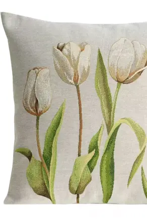 Obliečka na vankúš s potlačou/tulipán