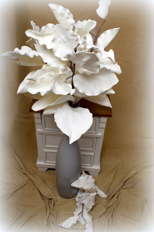 Kvet 3-115W biely