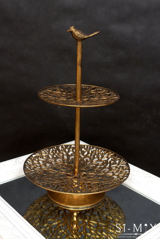 Etažér medený/55cm.