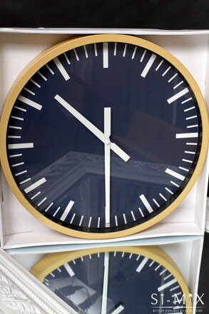 Hodiny nástenné čierne/40cm