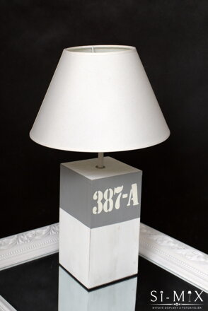 Lampa stolná drevo/55cm.