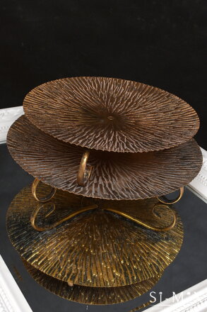 Misa kovová medená/8x30x30cm.