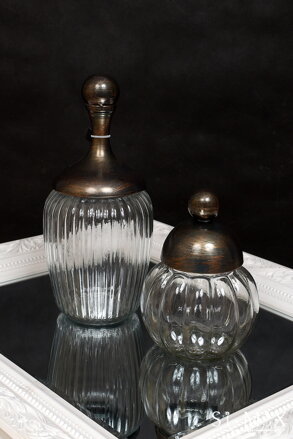 Dóza sklo-kov/34x15cm.