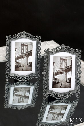 Fotorámik strieborný/10x15cm.