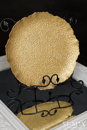 Tanier klubový zlatý set 6 kus/33cm.