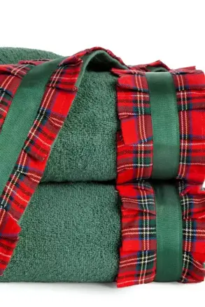 Uterák zelený s károm/50x90cm 450gsm.