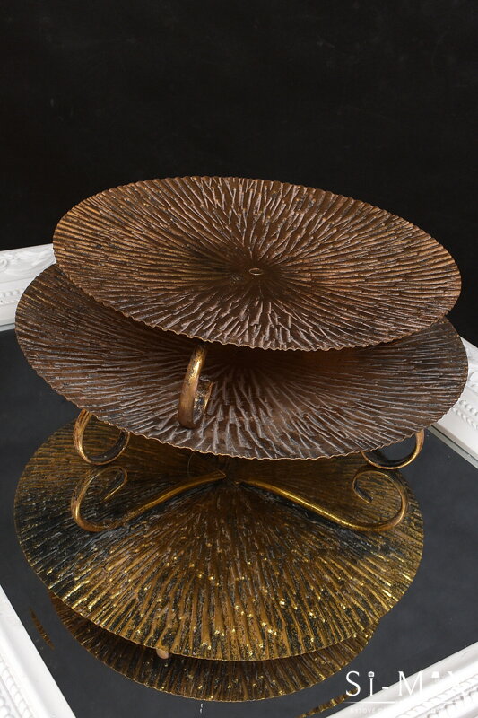 Misa kovová medená/8x30x30cm.