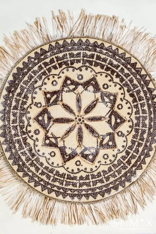 Obraz mandala/krémovo hnedá