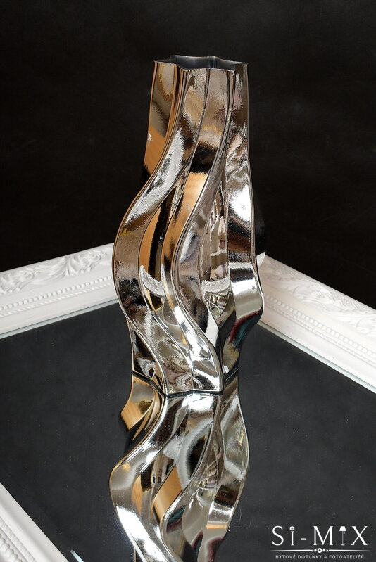 Váza strieborná/33cm