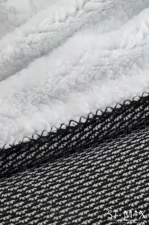 Deka čierno-biela/150x200cm.