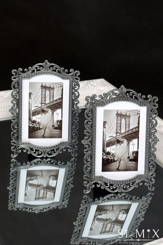 Fotorámik strieborný/10x15cm.