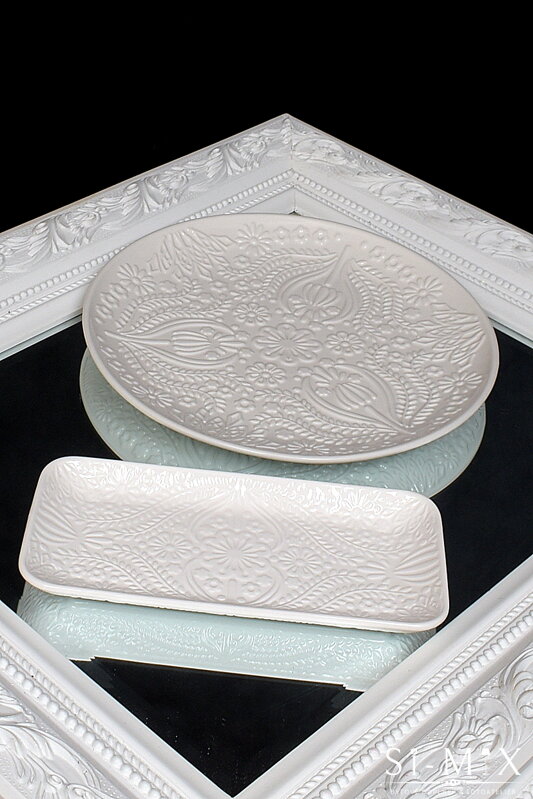 Misa porcelánová biela/25x12cm.