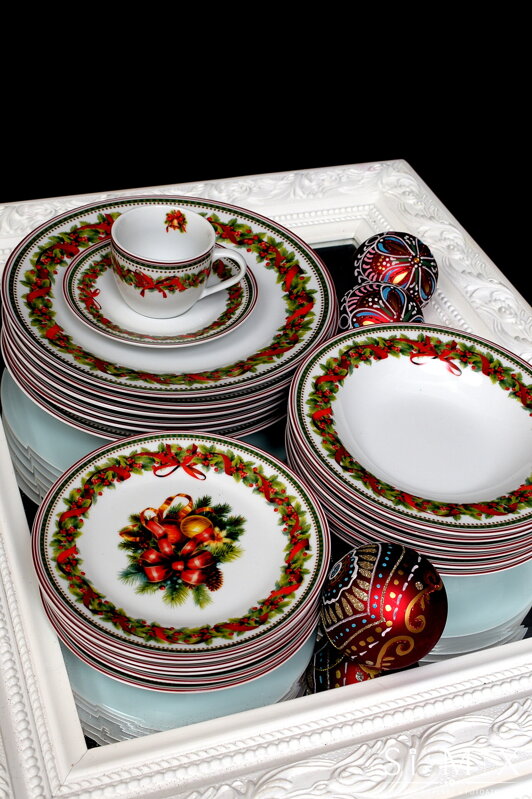 Vianočná obedová súprava/18 dielna