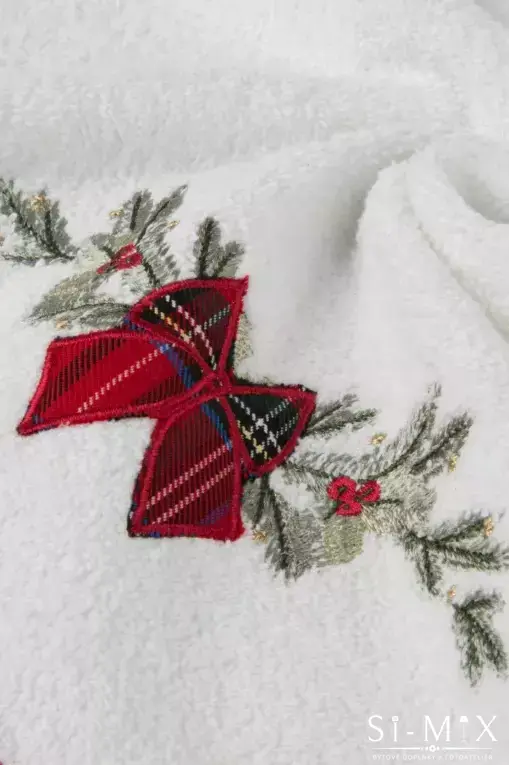 Uterák biely vianočný/50x90cm 480gsm.