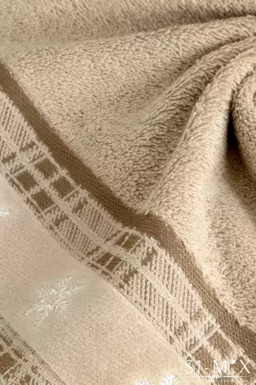 Osuška hnedá zimná/70x140cm.