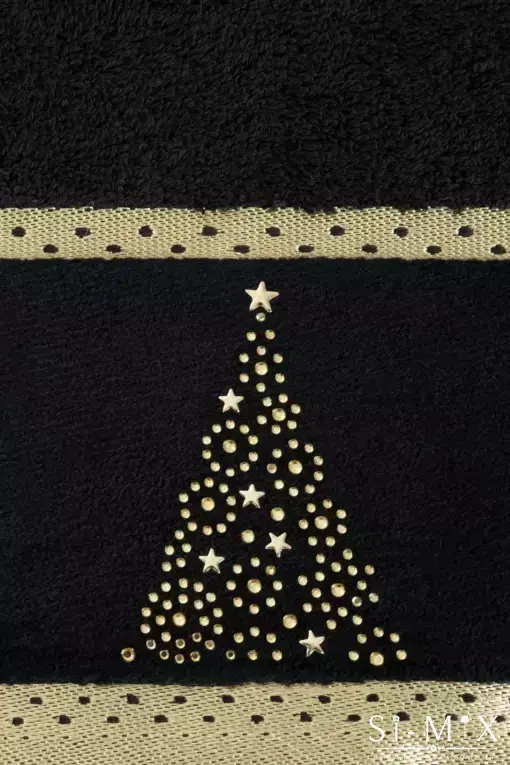 Uterák čierno-zlatý/50x90cm 480gsm.